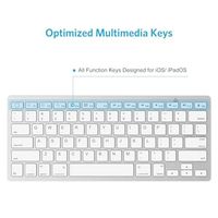 OEM ODM UltraSlim Bluetooth-Tastatur für iPad 11./10./9./8./7. Generation, iPad Pro/Air/Mini und iPhone-Serie, kabellose iOS-Tastatur mit 12 Tasten