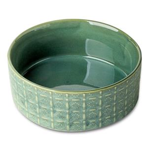 Mangkuk Anjing Keramik 6,5 inci, Mangkuk Makanan Anjing, Mangkuk Air, Piring Anjing untuk Anak Anjing Sedang dan Kecil, Hijau - Product Image 2