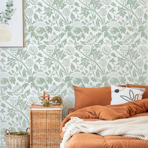 <span class=keywords><strong>Pochoir</strong></span> <span class=keywords><strong>mural</strong></span> fleur, projet de bricolage pour le <span class=keywords><strong>salon</strong></span> de la chambre à coucher, <span class=keywords><strong>pochoir</strong></span> pour papier peint floral, <span class=keywords><strong>pochoir</strong></span> pour peinture murale - Product Image 2