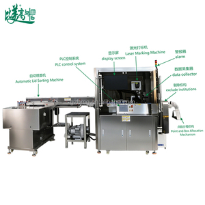 Línea de Codificación de Tapas para Productos Lácteos de Alta Velocidad con Código <span class=keywords><strong>QR</strong></span> Dinámico y Rechazo Automático, con Certificación CE, ISO9001 (MC-L400) - Product Image 2