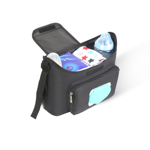 Organizer universale per passeggino borsa per pannolini borsa per passeggino Organizer e portabottiglie e tracolla impermeabili - Product Image 3
