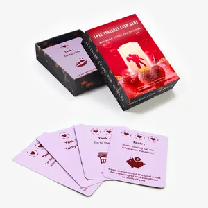 Factory Custom Card Games For Adults Deign Printing Couples Date Night Card Game Love Language Drinking Card