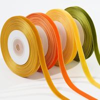 Ruban en velours de qualité supérieure pour emballage cadeau, disponible en 3 mm, 6 mm, 9 mm, 13 mm, 16 mm, 19 mm, 22 mm, 25 mm, 38 mm, vente en gros