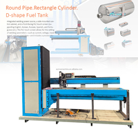 Machine de soudage linéaire automatique à soufflet de 2000 mm pour réservoirs et gros tuyaux en acier inoxydable avec oscillateur de torche