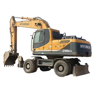 Excavadora de Ruedas Hyundai 210W-9 Usada en Corea, 21 Toneladas, Motor Original, Modelo 2015-2022, Precio Económico - Product Image 1