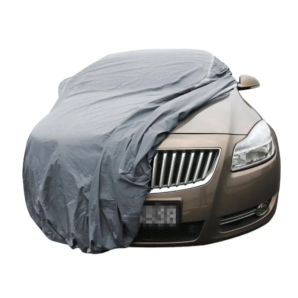 201005 210g PVC S-XXL or customized With strap, mirror pockets , zipper, Without reflective strip Car cover