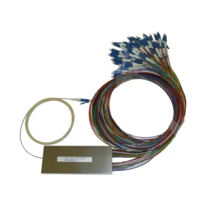 1*64 tipo cassete PLC splitter 1xN ABS caixa de Modo Único Módulo Óptico PLC Divisor Ótico