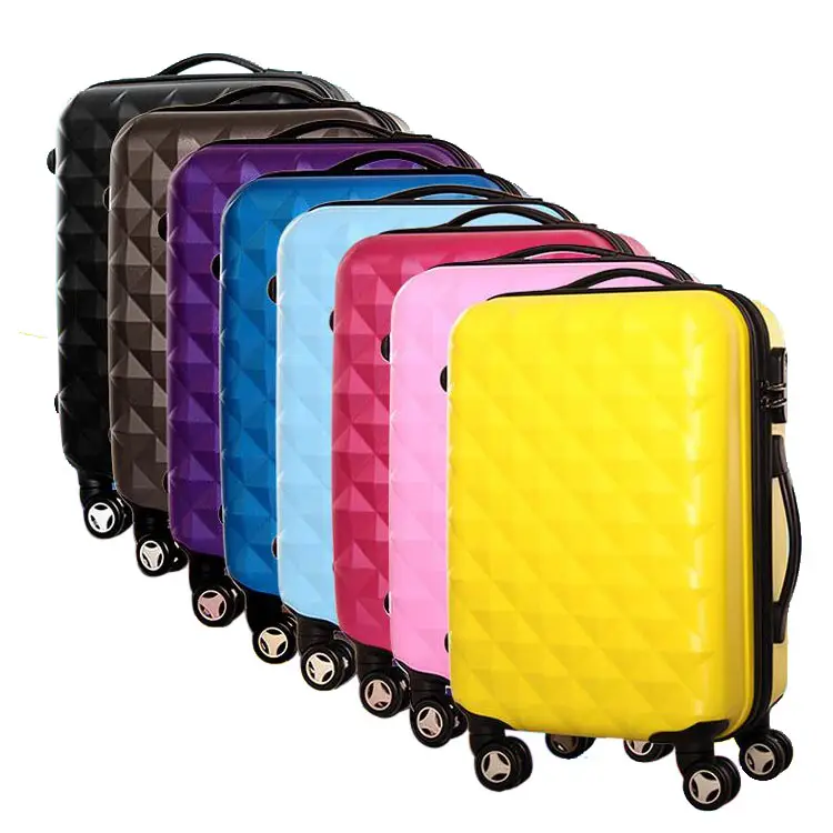ट्रॉली मामले सामान यात्रा बैग और हार्ड सूटकेस ABS पीसी सामान पर ले जाने के लिए