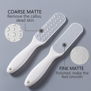 Usine en gros professionnel outil de soin des pieds talon du <span class=keywords><strong>pied</strong></span> élimination de la peau morte <span class=keywords><strong>grattoir</strong></span> haute qualité Double face pieds limes/râpes - Product Image 4