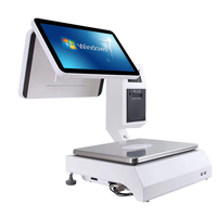 Báscula POS OEM con IA y Cámara de Reconocimiento, Impresión de Etiquetas de Peso, Caja Registradora, Báscula con IA