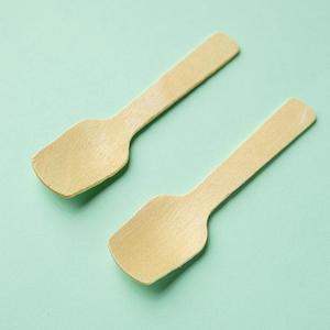 Cuchara de Madera para Helado de 95 mm, Desechable, Ecológica, Biodegradable, con Empaque Personalizado, Venta al por Mayor - Product Image 2