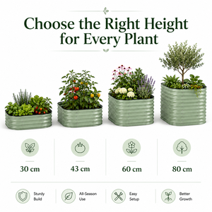 Factory Supply Modular Metal Raised Garden Beds Eco-friendly Powder Coated Galvanized Steel <strong>Planter</strong> <strong>Boxes</strong> for Outdoor Gardening - Product Image 2