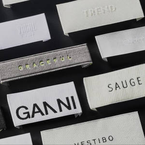 <span class=keywords><strong>Etiquetas</strong></span> de <span class=keywords><strong>Etiquetas</strong></span> tejidas de Damasco para <span class=keywords><strong>ropa</strong></span>, <span class=keywords><strong>Etiquetas</strong></span> tejidas con cuello, diseño de camisa, etiqueta para <span class=keywords><strong>ropa</strong></span> - Product Image 4