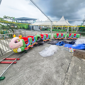 Ensemble Parc d'Attractions <span class=keywords><strong>et</strong></span> Jouets, <span class=keywords><strong>Train</strong></span> Électrique d'Extérieur à Monter avec Rails pour Enfants <span class=keywords><strong>et</strong></span> Adultes - Product Image 2