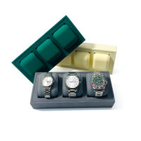 Exhibidor de Relojes Personalizado ZHi Hui, Bandeja de Exhibición de Joyería y Brazaletes, Soporte para Relojes, Exhibidor de Relojes de Microfibra y Silicona