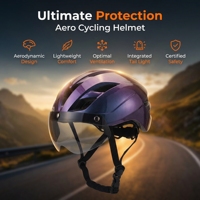 Casque de vélo électrique avec feux arrière et visière certifié EN1078 CPSC pour adultes, lumière de sécurité LED, respirant, options de couleurs OEM