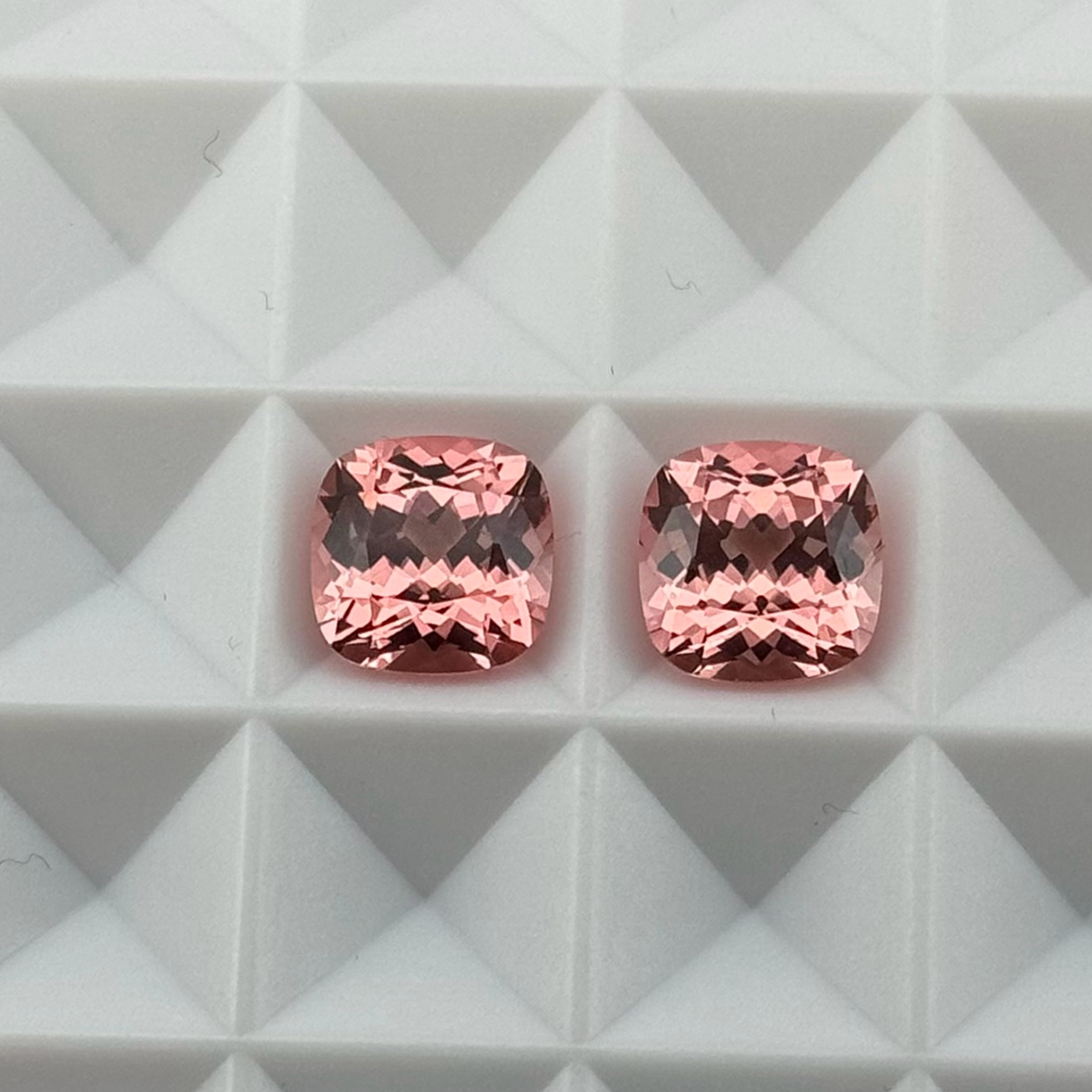 Pink cushion cut