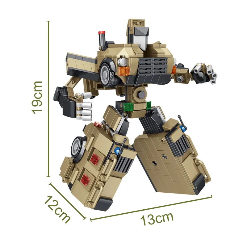 Wholesale 8in1 LEGO Robot Building Block Set, 385pcs DIY Toy