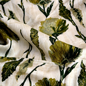 Vibrant Rayon Printed Fabric for Fashion Dresses Tops and Casual Everyday Wear Unique Modern Trendy Design Fabric - Product Image 1