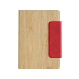 Custom Promotional Business Imitation Bamboo Grain Leather <b>Notebook</b> Cross-Border Office <b>Diary</b> Environmental PU Meeting <b>Notebook</b> - Product Image 1