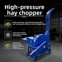 Broyeur multifonctionnel motorisé à double usage pour la paille et le riz