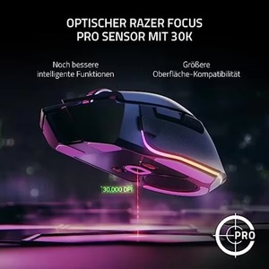 Ratón Inalámbrico para Juegos <span class=keywords><strong>Razer</strong></span> <span class=keywords><strong>Basilisk</strong></span> V3 Pro, Sensor Óptico de 30000 DPI, Rueda HyperScroll, RGB, Ergonómico, Programable, 2.4G - Product Image 3