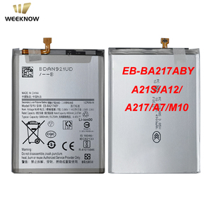 Batterie rechargeable Li-polymère 5000mAh EB-BA217ABY pour Samsung Galaxy A12 A217 A21S - Product Image 1