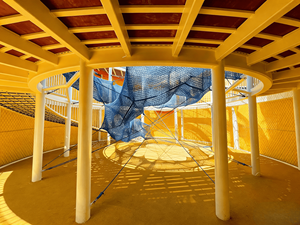 <span class=keywords><strong>Filet</strong></span> d'escalade <span class=keywords><strong>en</strong></span> <span class=keywords><strong>corde</strong></span> plastique personnalisable pour aire de jeux extérieure, pour le divertissement des enfants, certifié CE - Product Image 2