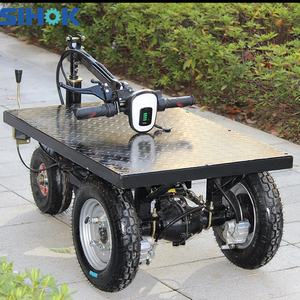 Troli <span class=keywords><strong>China</strong></span> untuk Penanganan Material Berat, Troli Bertenaga Baterai, <span class=keywords><strong>Platform</strong></span> Elektrik, Gerobak Dorong untuk Lokasi Konstruksi - Product Image 4