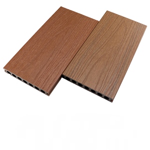 Modern Outdoor WPC Wood-Plastic Composite <strong>Decking</strong> Tiles Co-Extruded Waterproof For Garden And Park Material Teak And PVC - Product Image 3