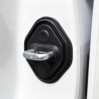 Pour Toyota Land Cruiser LC250 Prado 2024-2026, protections de serrures de porte en silicone, imperméables, 4 pièces, accessoires intérieurs