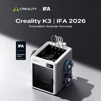Imprimante 3D FDM Creality K3, système de changement rapide à 4 buses KliTek, impression multi-couleurs et multi-matériaux à haute vitesse pour le prototypage en TPU