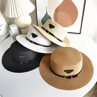 Соломенная шляпа от солнца для мужчин и женщин, шляпа с широкими полями и ремешком, 2021