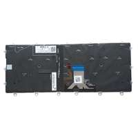 Clavier rétroéclairé argenté pour Dell XPS 13 9365 2-en-1, clavier d'ordinateur portable standard US sans cadre, prix d'usine