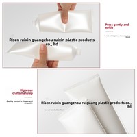 Tubes cosmétiques en gros en stock 30400 ml, avec couvercle à clapet en PP moulé par injection, capuchon en aluminium, emballage PE, imprimé sérigraphié
