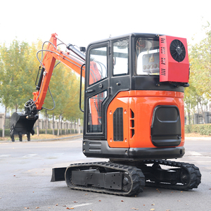 LIVRAISON GRATUITE Mini-excavatrice de marque ZLIN, 1 tonne, excavatrice sur chenilles, utilisation agricole, moteur, pompe, engrenage, garantie 1 an, pièces détachées - Product Image 4