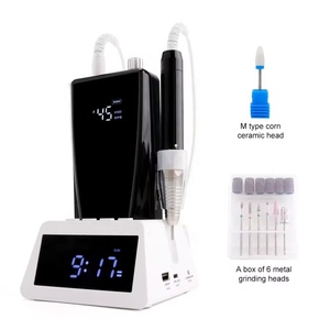 45000RPM High Speed Cordless Electric <b>Nail</b> Drill Machine 85w Brushless Electric <b>Nail</b> File <b>Nail</b> Supplies Manicure Tool with Clock - Product Image 5