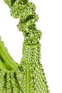 Sac de créateur Offre Spéciale JW Pei vert cristaux Gabbi sac à main brodé logo contrasté sur le devant - Product Image 4