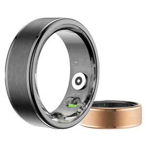 2026 Stainless Steel Smart Ring Health Monitor Sleep Tracker Heart Rate Fitness Tracker Alarm App Control 5ATM - Product Image 1