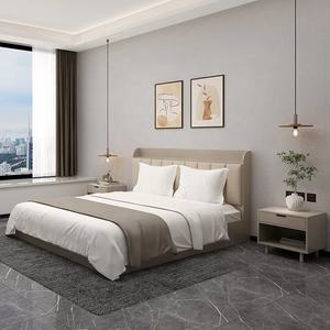 Muebles de hotel de madera más vendidos, cama king size, juegos de dormitorio, muebles, conjunto de muebles de hotel, certificado de proveedor - Product Image 1