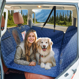 Tapis de voyage imperméable et anti-rayures pour animaux de compagnie, hamac de protection pour siège arrière de voiture avec fenêtres - Product Image 3