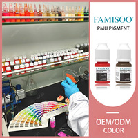 Pigments OEM NUOJO # Kit d'encre de tatouage semi-permanent professionnel 341 couleurs Triple Black Original pour maquillage semi-permanent sans cruauté animale