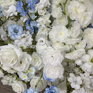 Centros de mesa personalizados para pasillos, centros de mesa de flores para pasillos, flores silvestres, flores artificiales para pasillos. - Product Image 5