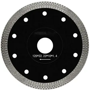 125mm 5 "X Typ Turbo super dünne Fliesen Porzellan Keramik Dekton Quarz Cutter Schneid scheibe Sägeblatt