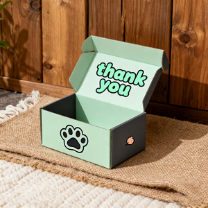 Thực Phẩm Kraft Màu Hồng Nhãn Biểu Tượng Thiết Kế Quà Tặng Vận Chuyển Hộp Bao Bì Hộp Động Vật Hộp Quà Tặng Thực Phẩm Pet Carrier Hộp Các Tông - Product Image 3