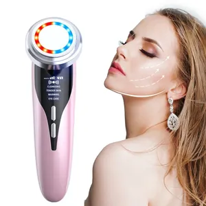 Uso domestico frequenza LED terapia di pulizia dispositivo di bellezza Led massaggio facciale rassodamento della pelle sollevamento strumento di bellezza anti invecchiamento