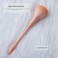 Pinceau à poudre irisée TSZS Aurora, manche long et fin, pour manucure, nettoyage et élimination de la poudre, outil d'art pour salon de manucure
