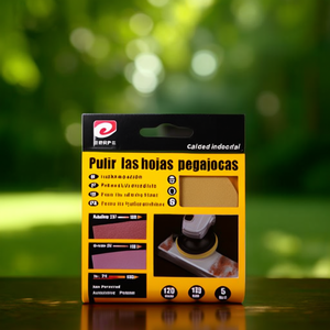 Dischi Abrasivi Erpsl 115mm P120 Non Perforati, Pad per Lucidatura Automobilistica, Confezione da 5 - Product Image 3