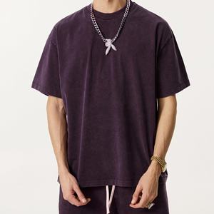 เสื้อยืดโอเวอร์ไซส์สำหรับผู้ชายเสื้อยืดผ้าฝ้าย100% ซักได้พิมพ์ลายโลโก้ตามสั่ง - Product Image 4