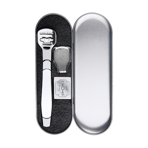 ชุดมีดขูดส้นเท้าสแตนเลส พร้อมตะไบและใบมีด สำหรับใช้ในบ้าน - Product Image 1